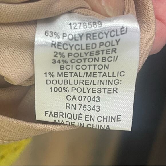 Vibrant Yellow Rachel Zoe Crochet Tank Bodycon Dress, Parties, Cocktails NWT XL - Picture 11 of 12